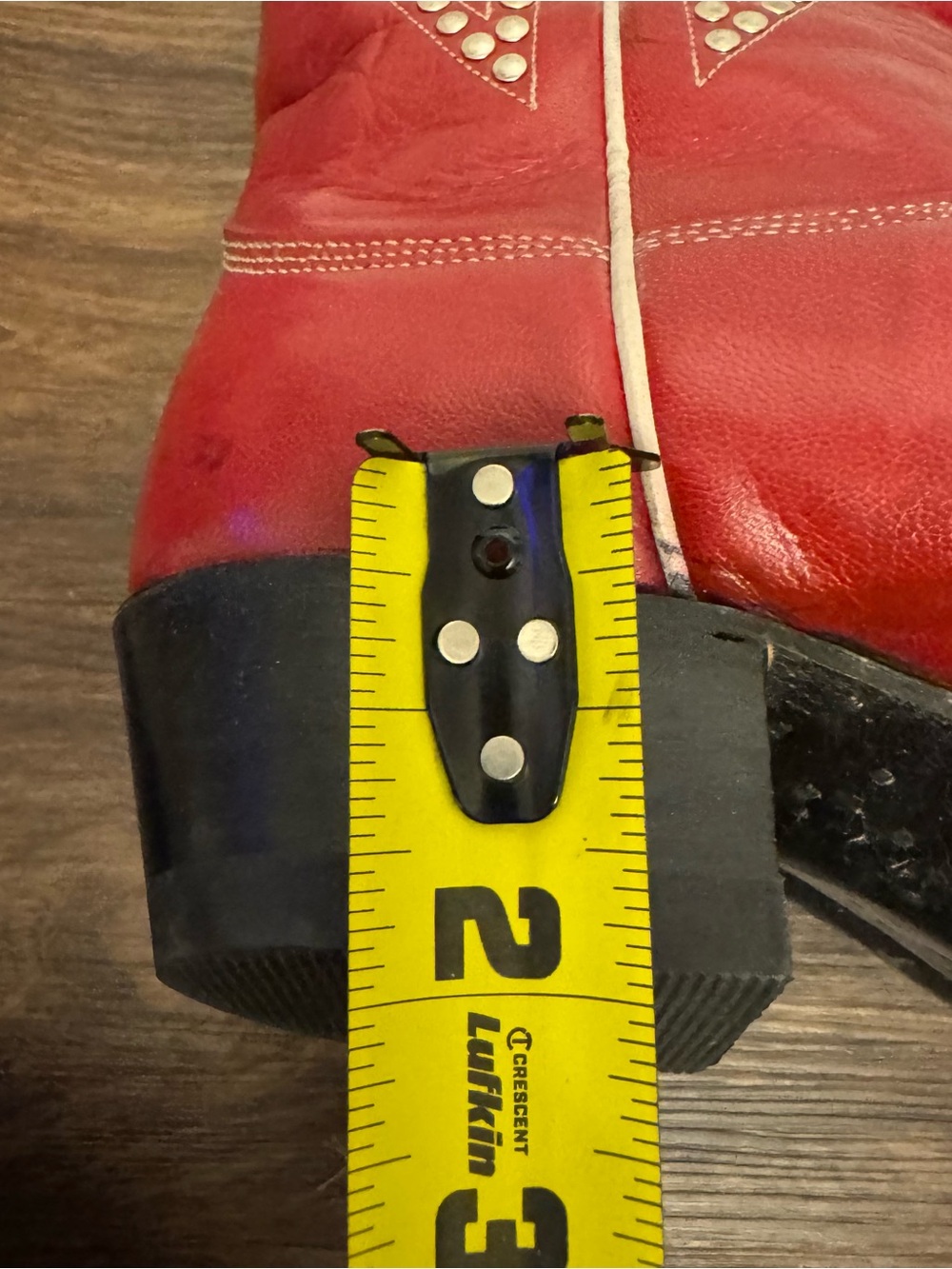 Rare Frye Women's Red Leather Boots Size 8 B - Picture 9 of 11